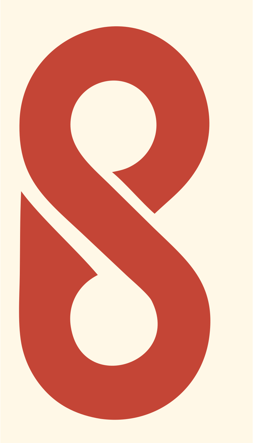 Monoline Stethoscope S-Shape Mark #fff8e7/#c44536