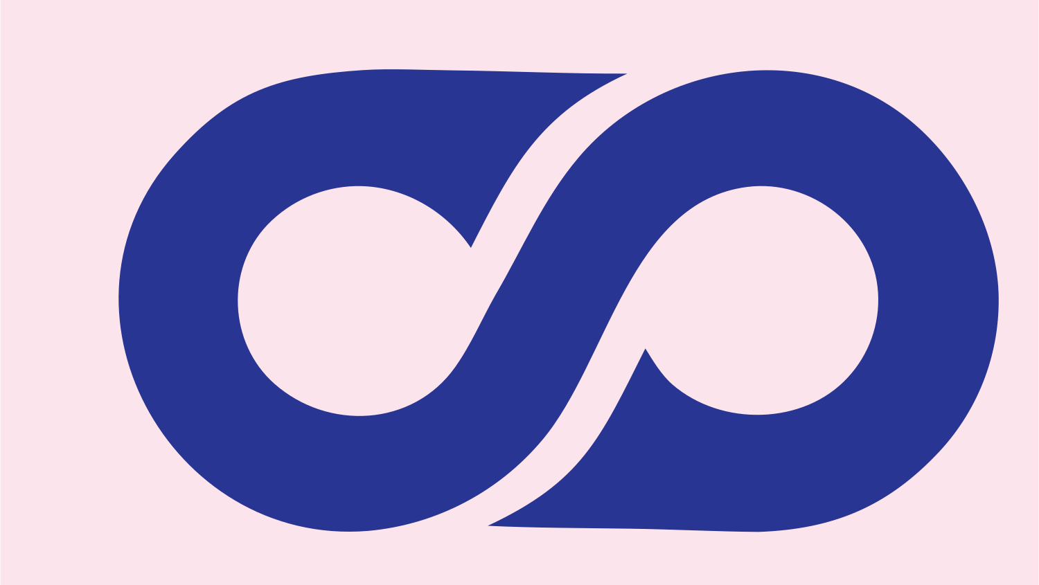 Infinity Loop Stethoscope Mark #fce4ec/#283593