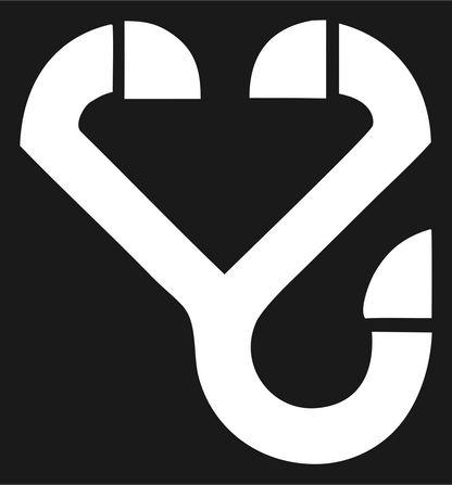 Monoline Stethoscope Split Badge #1a1a1a/#ffffff