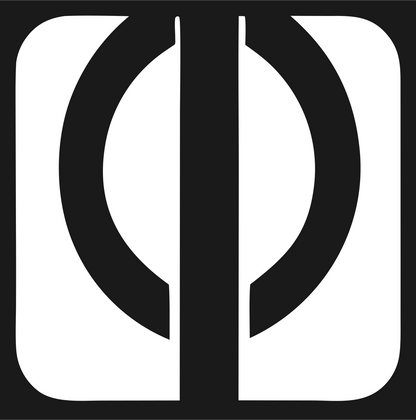 Split Oval Stethoscope Badge #1a1a1a/#ffffff