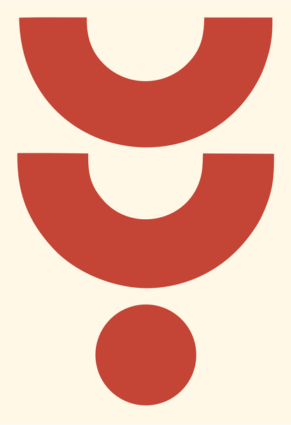 Bold Stethoscope Question Mark #fff8e7/#c44536