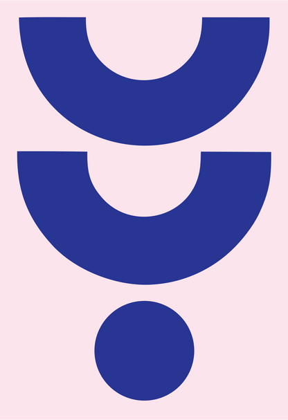 Bold Stethoscope Question Mark #fce4ec/#283593
