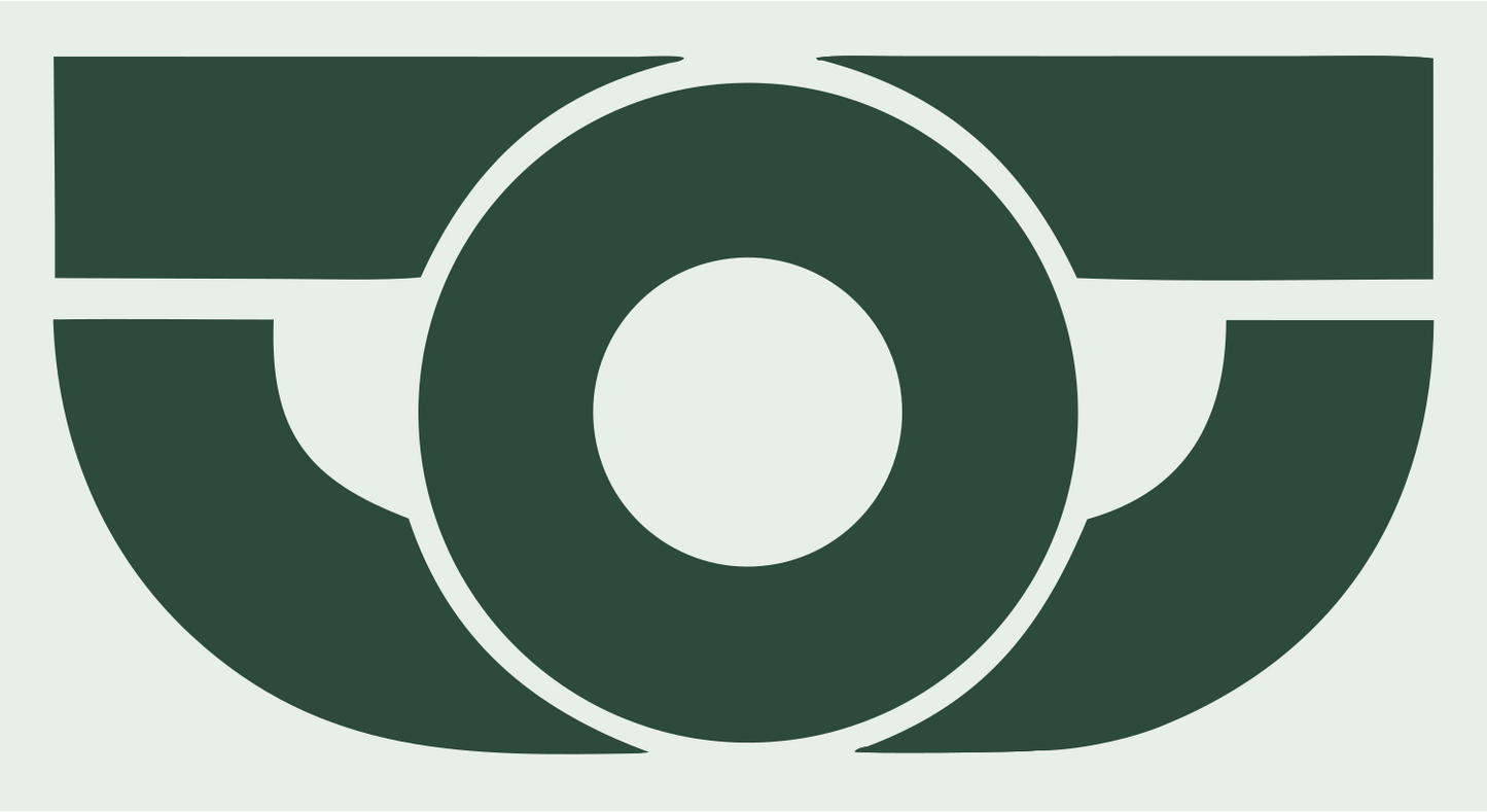 Bold Stethoscope Eye Mark #e8efe9/#2d4a3e
