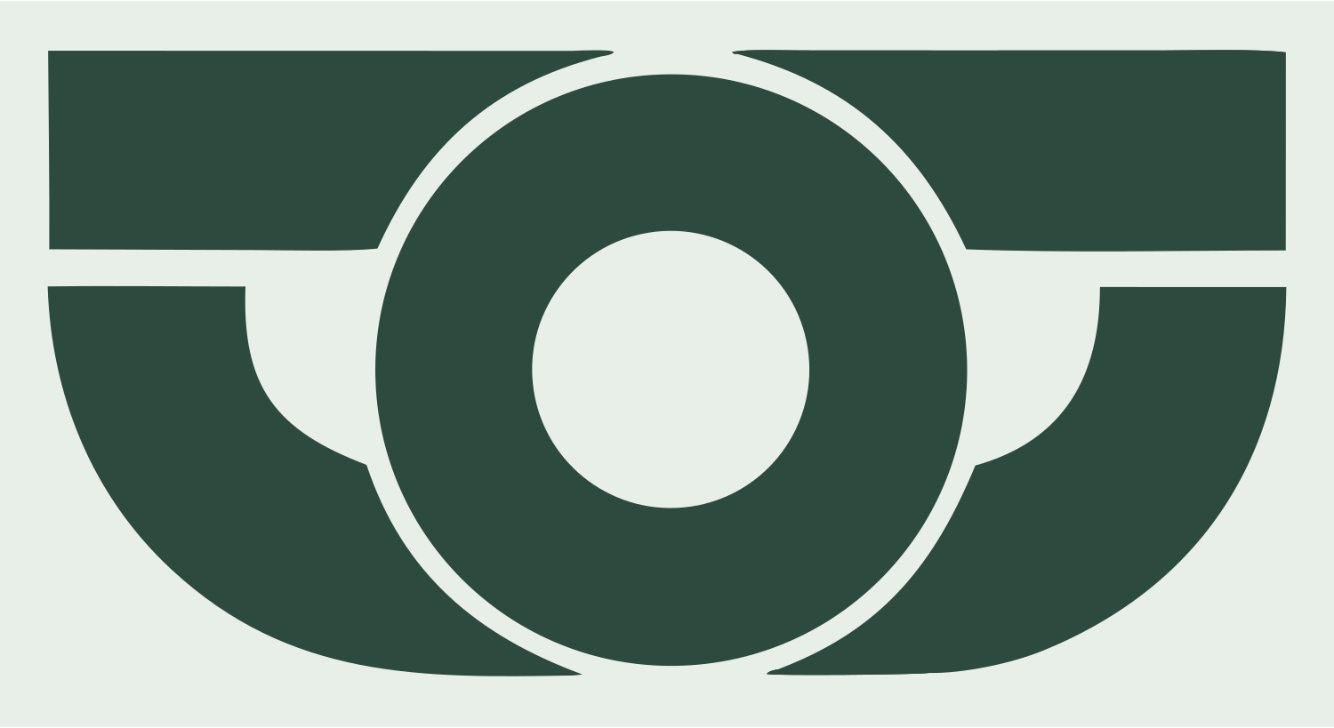 Bold Stethoscope Eye Mark #e8efe9/#2d4a3e