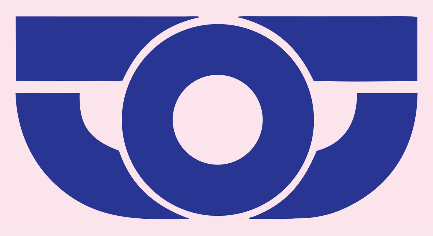Bold Stethoscope Eye Mark #fce4ec/#283593