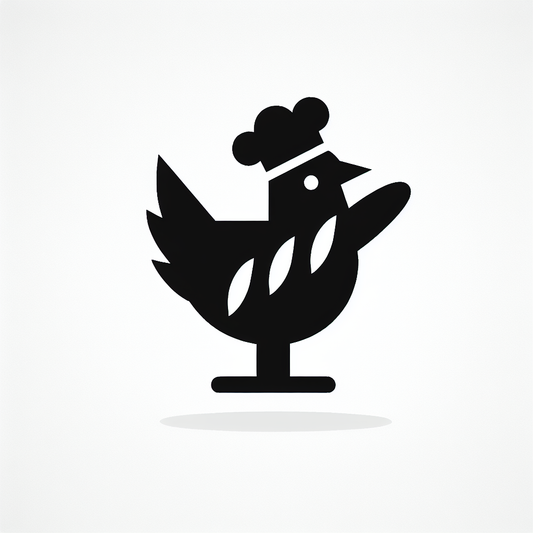 Chef Hat Bird Logo