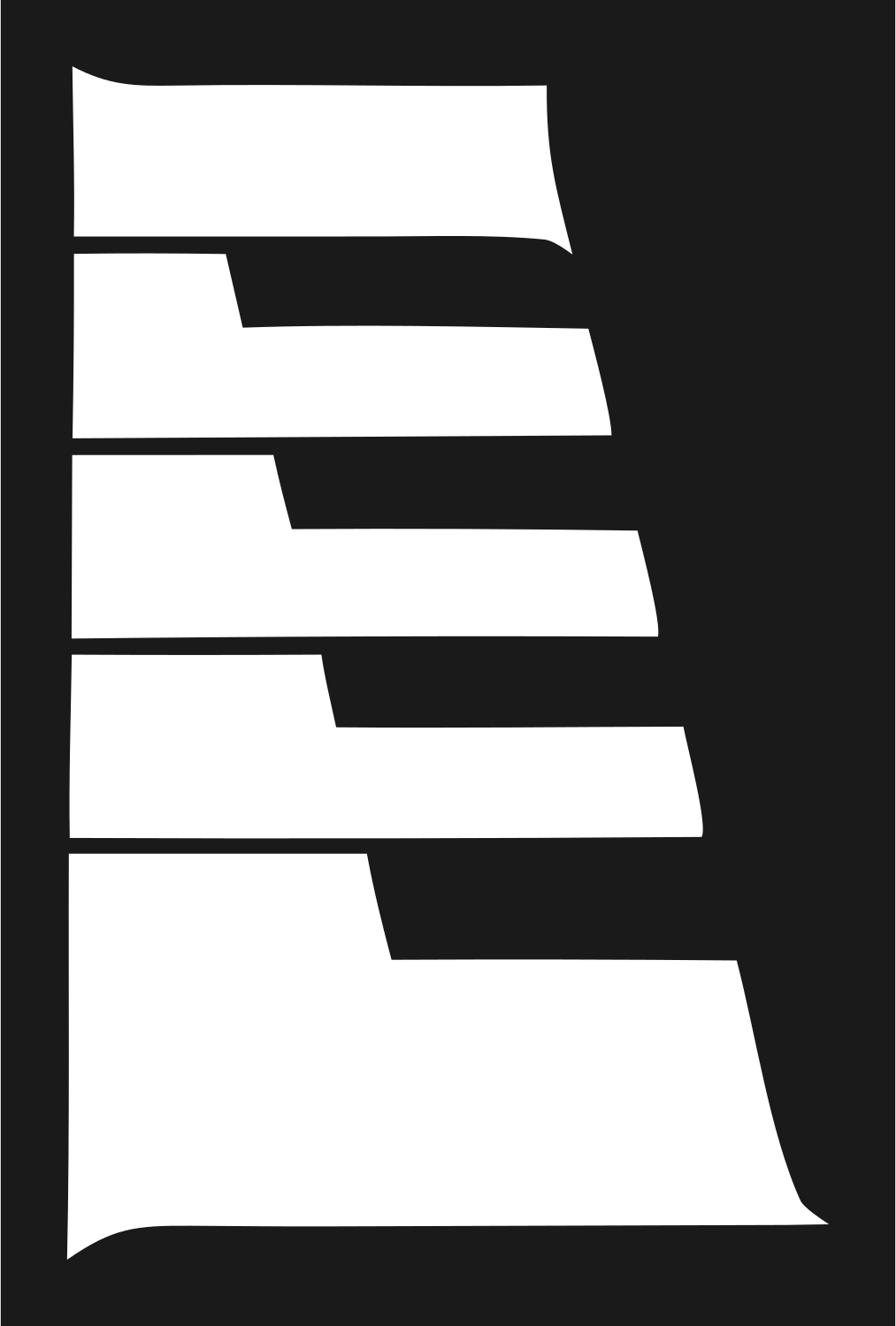 Bold Piano Keys Crest #1a1a1a/#ffffff