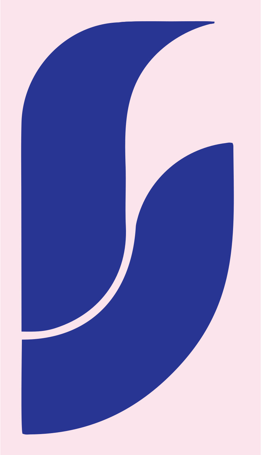 Bold S-Curve Piano Mark #fce4ec/#283593