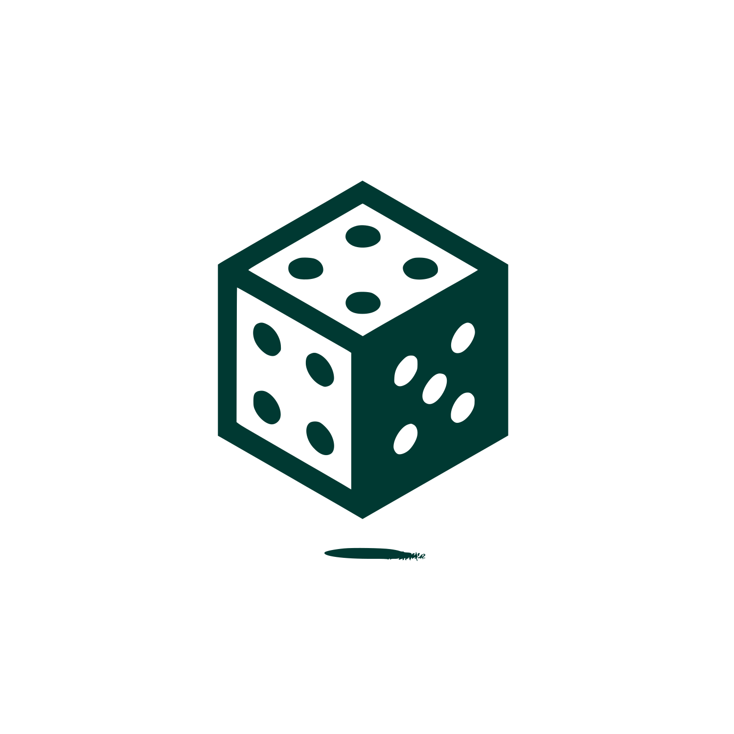 Dice Game Logo #003932