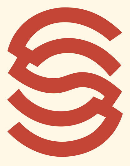 Monoline S-Shape Piano Icon #fff8e7/#c44536