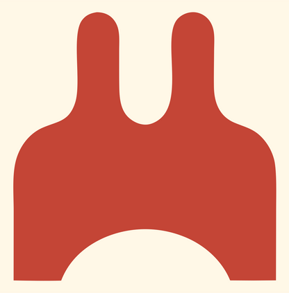 Bold Piano Plug Icon #fff8e7/#c44536
