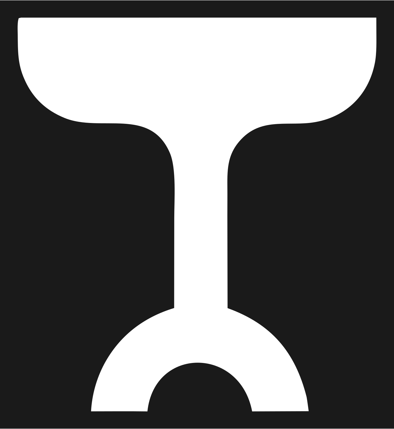Bold Pedestal Piano Mark #1a1a1a/#ffffff