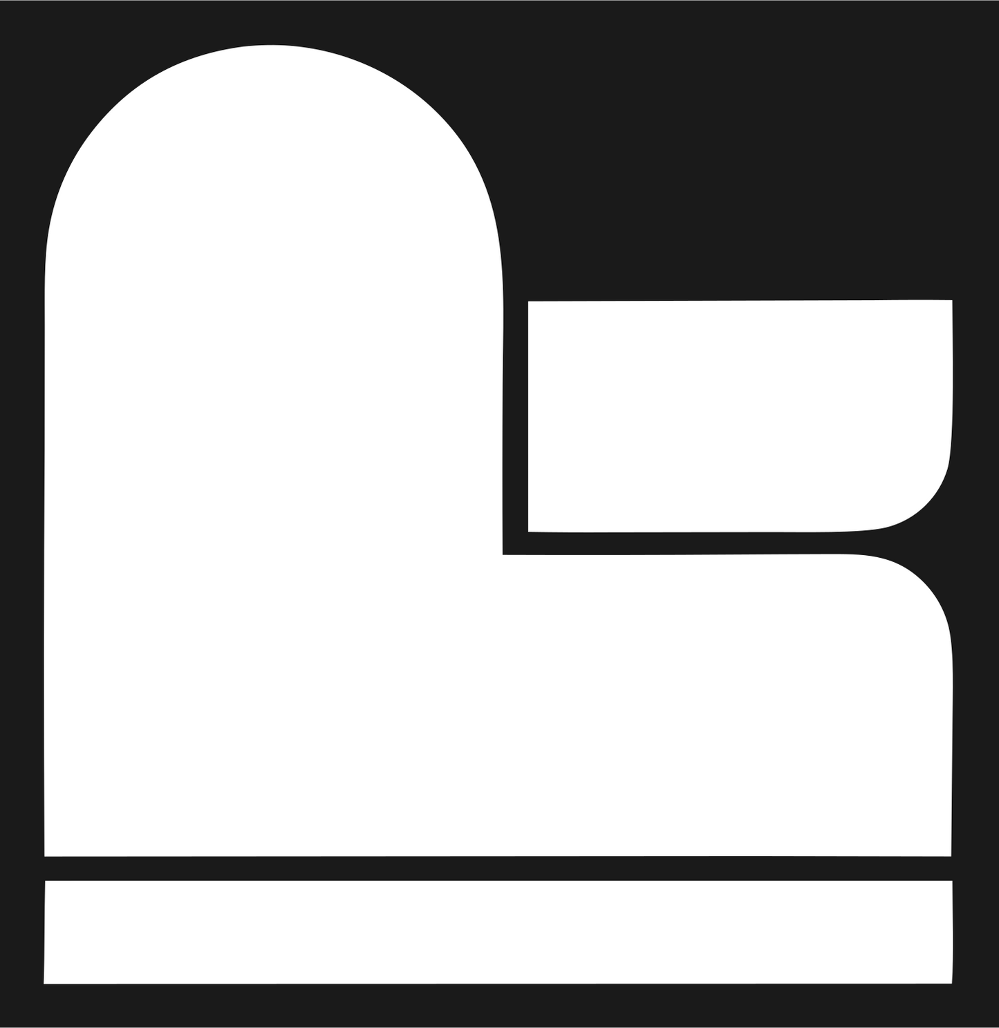 Heavy Grand Piano Top-Down Mark #1a1a1a/#ffffff