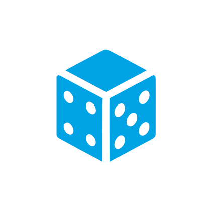 Dice Cube Logo #00a3e4