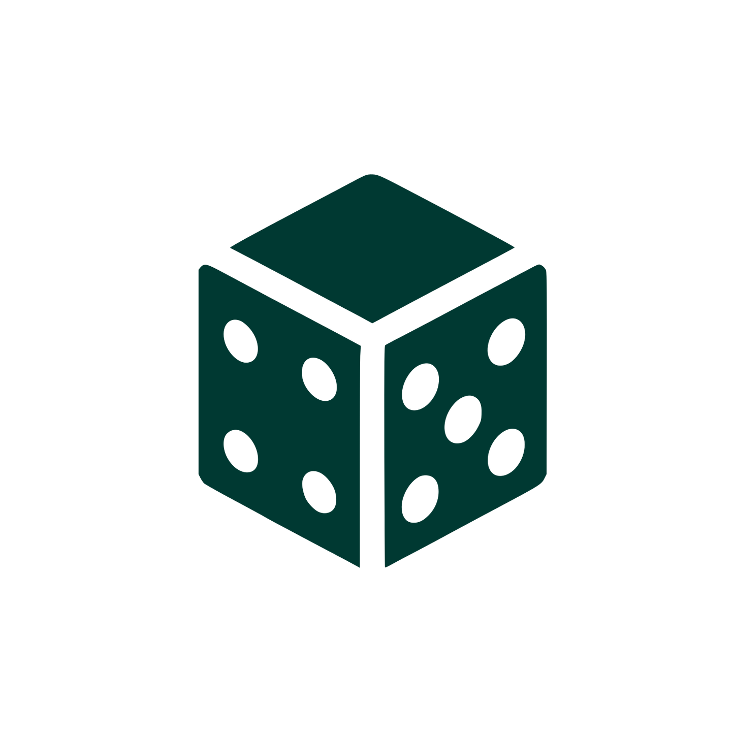 Dice Cube Logo #003932