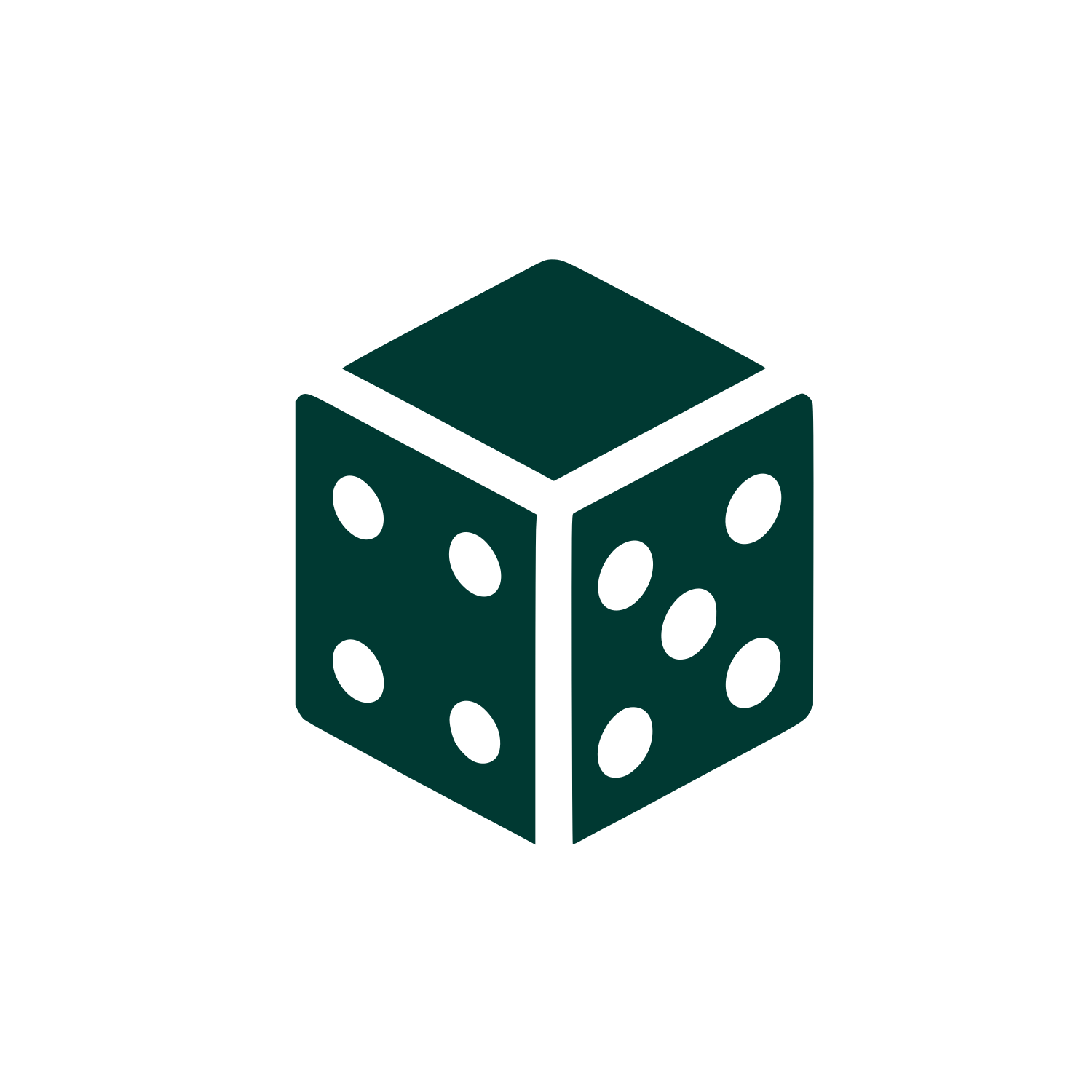 Dice Cube Logo #003932