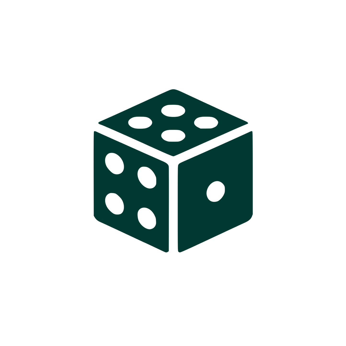 Dice Cube Logo #003932