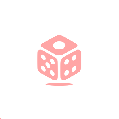 Dice Logo #ffa6a6