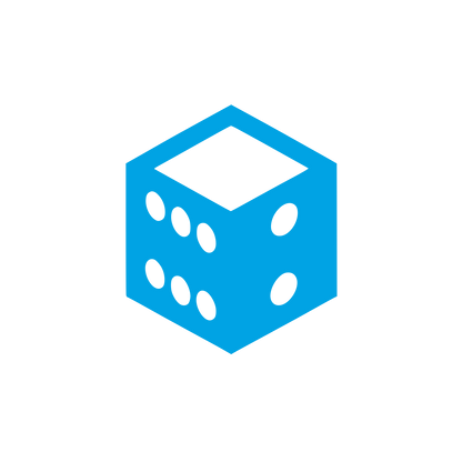 Dice Cube Logo #00a3e4
