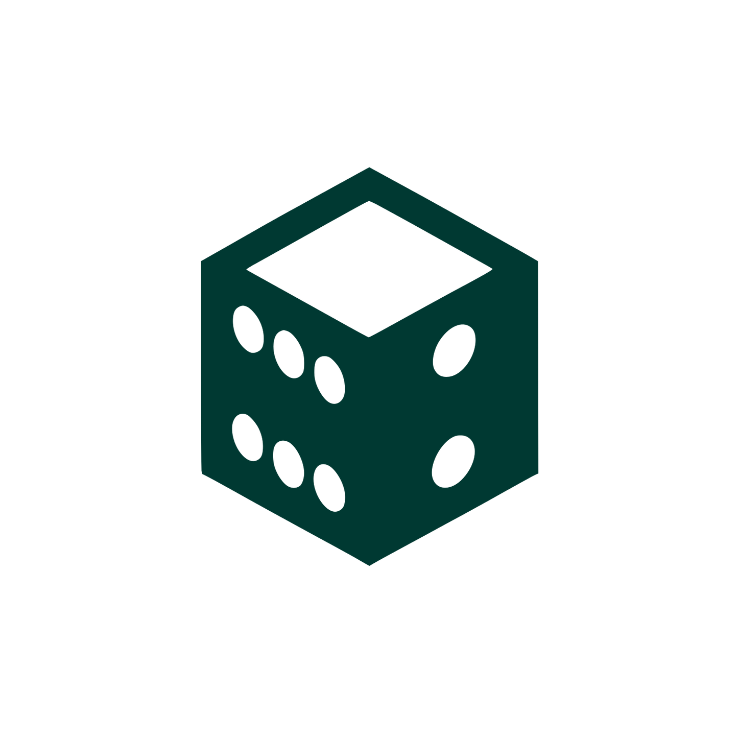 Dice Cube Logo #003932