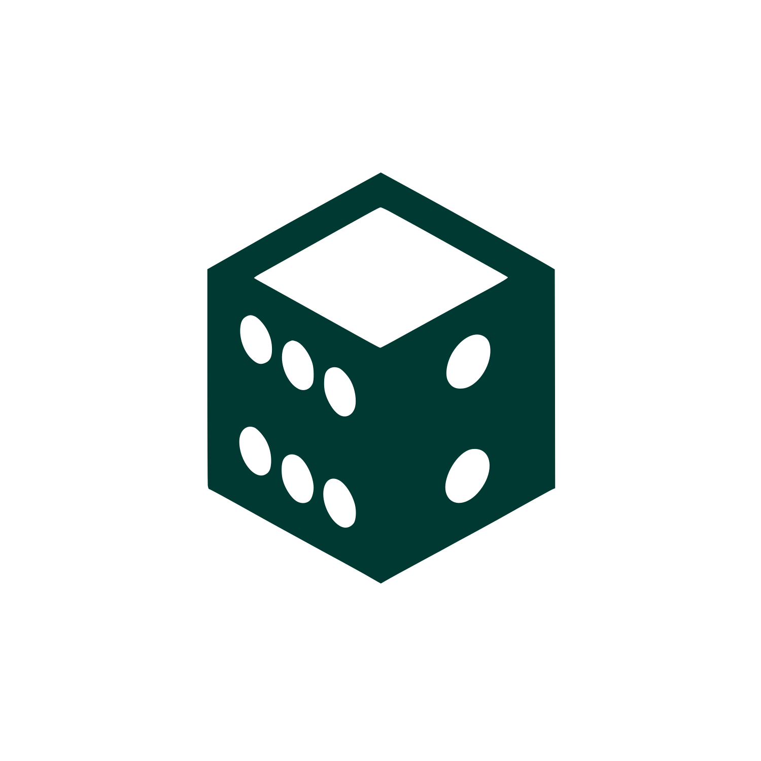 Dice Cube Logo #003932