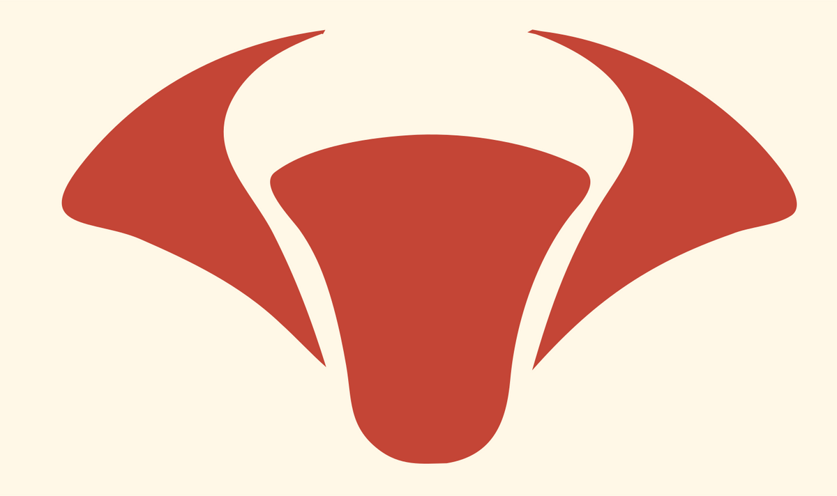 Bold Bull Drone Head Mark #fff8e7/#c44536