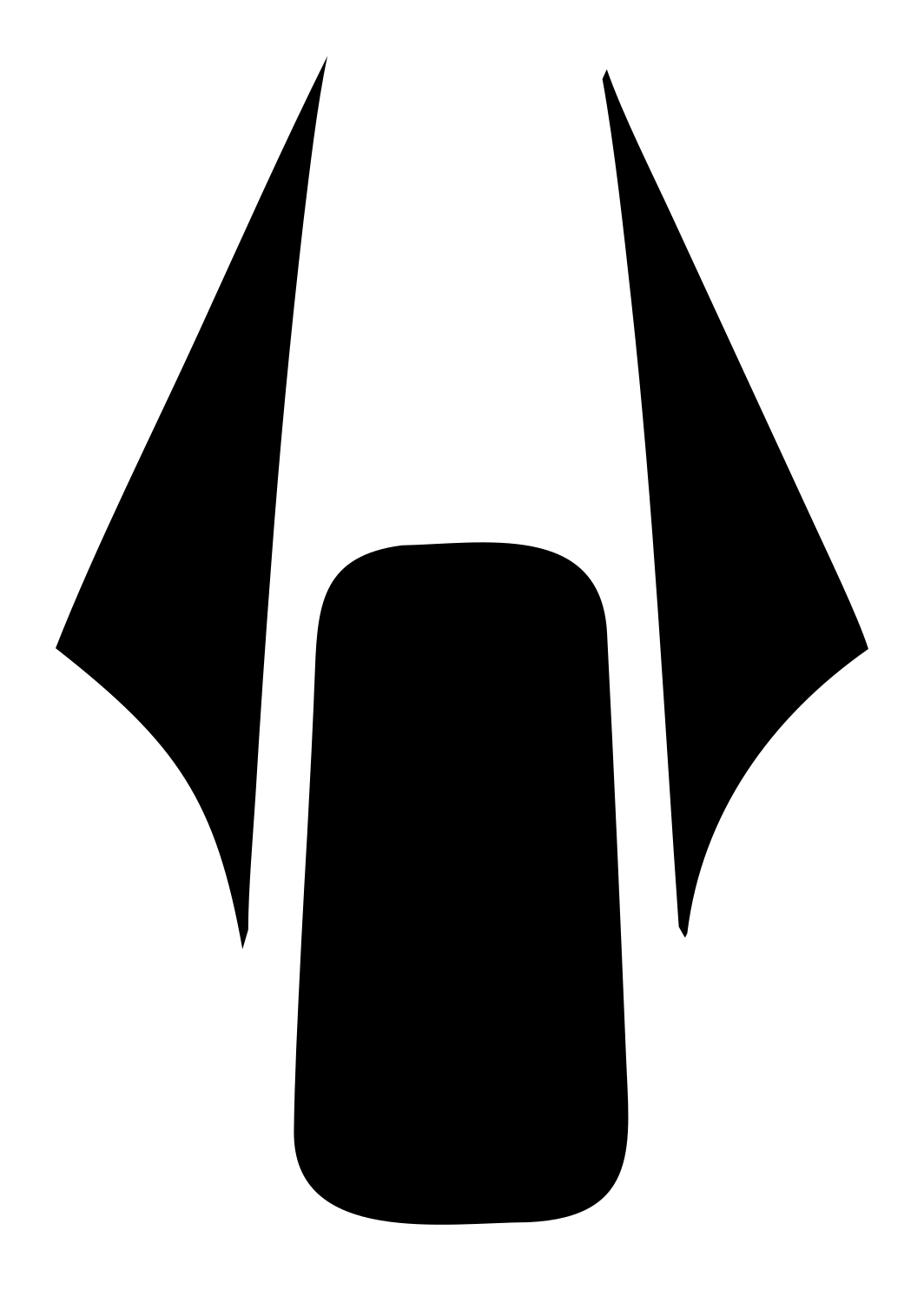 Bold Drone Top-Down Mark #ffffff/#000000