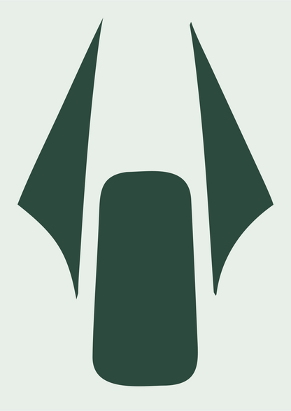 Bold Drone Top-Down Mark #e8efe9/#2d4a3e