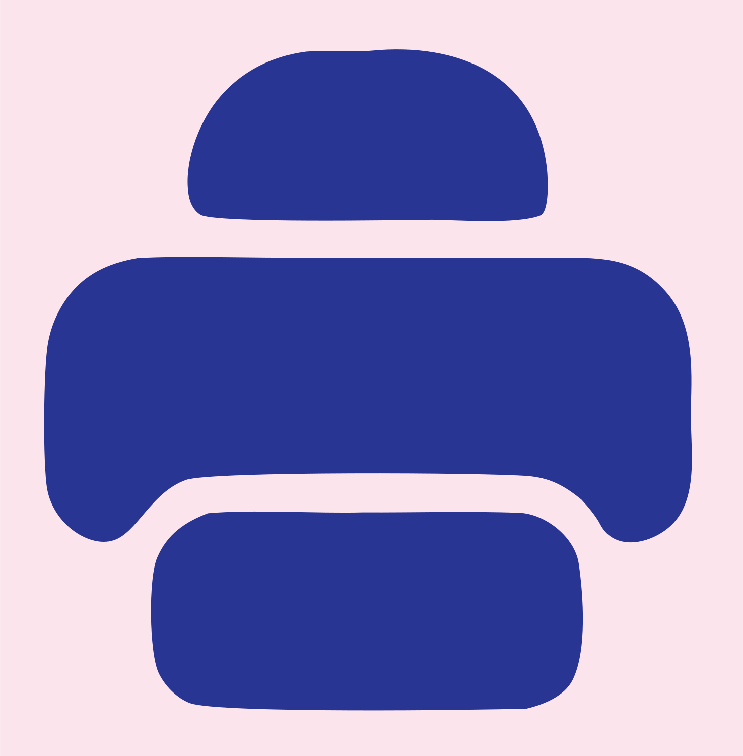 Bold Printer Drone Icon #fce4ec/#283593