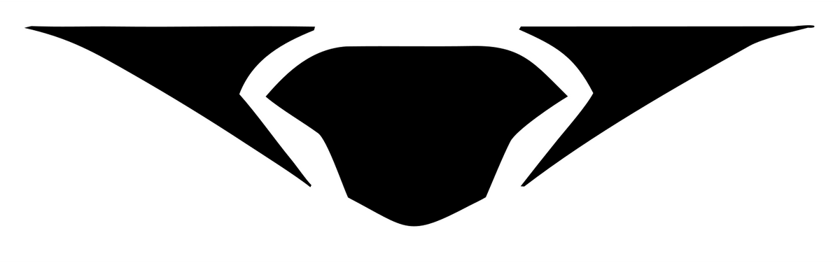 Bold Wing Spread Drone Mark #ffffff/#000000