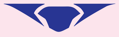 Bold Wing Spread Drone Mark #fce4ec/#283593