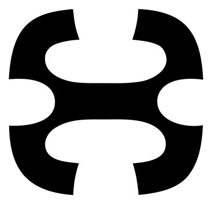 Geometric Drone Frame Mark #ffffff/#000000