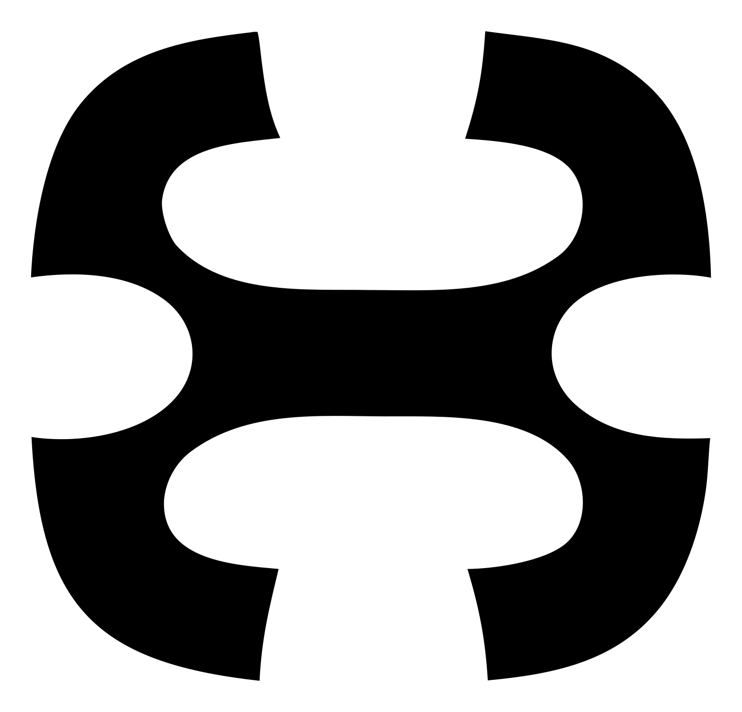 Abstract Drone Frame Mark #ffffff/#000000
