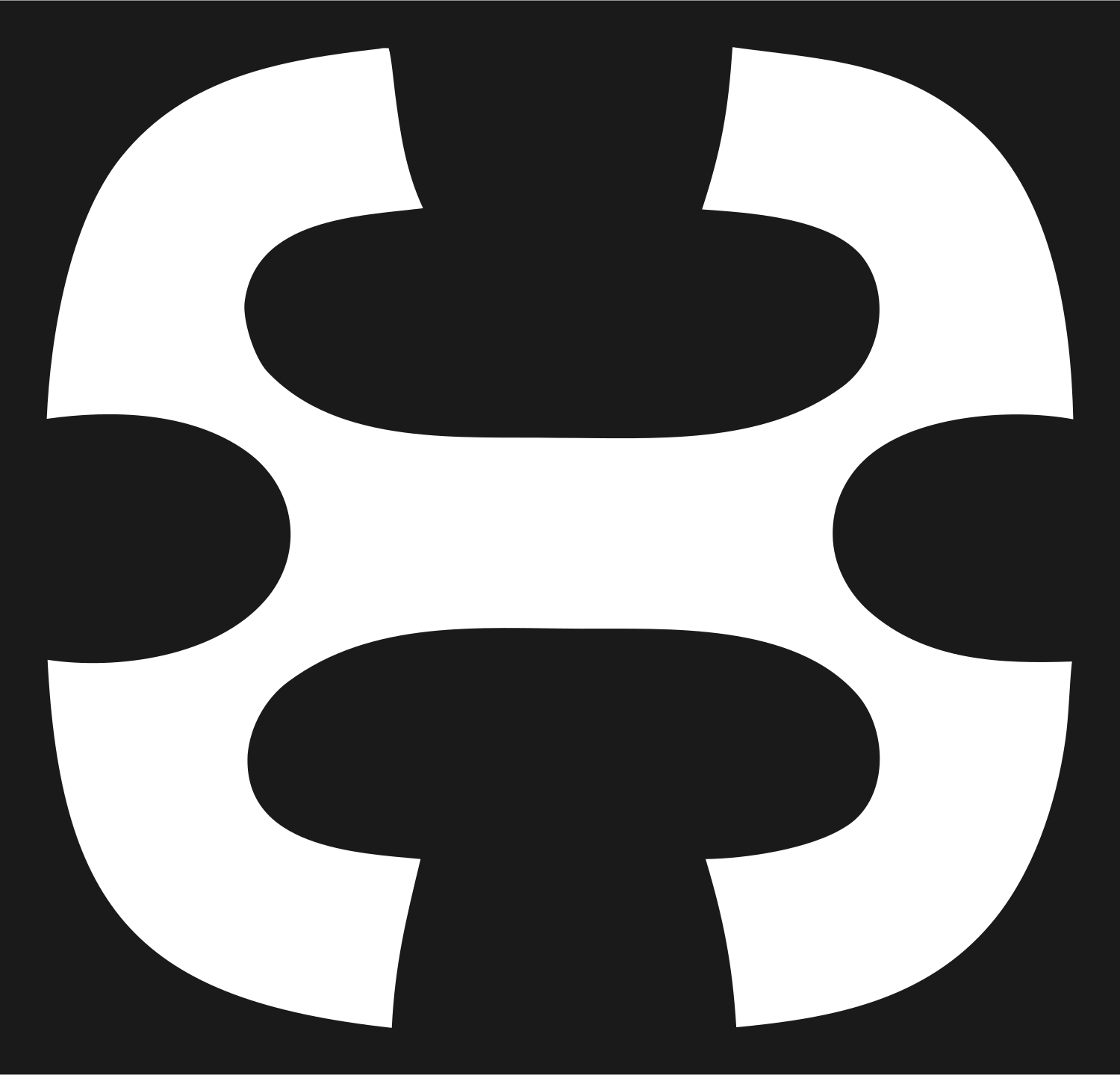 Abstract Drone Frame Mark #1a1a1a/#ffffff