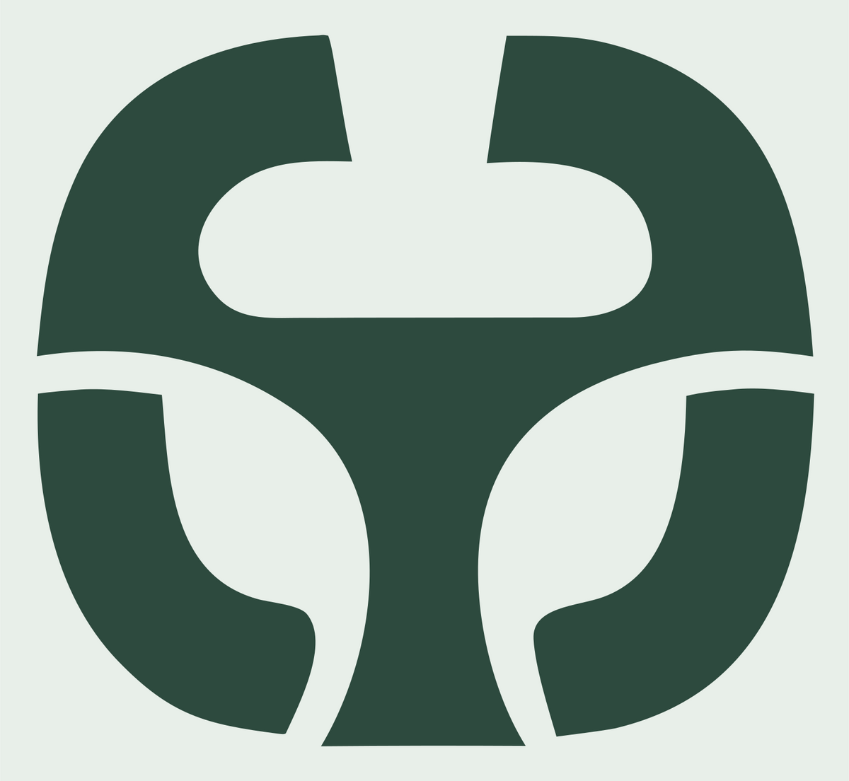 Steering Wheel Drone Mark #e8efe9/#2d4a3e