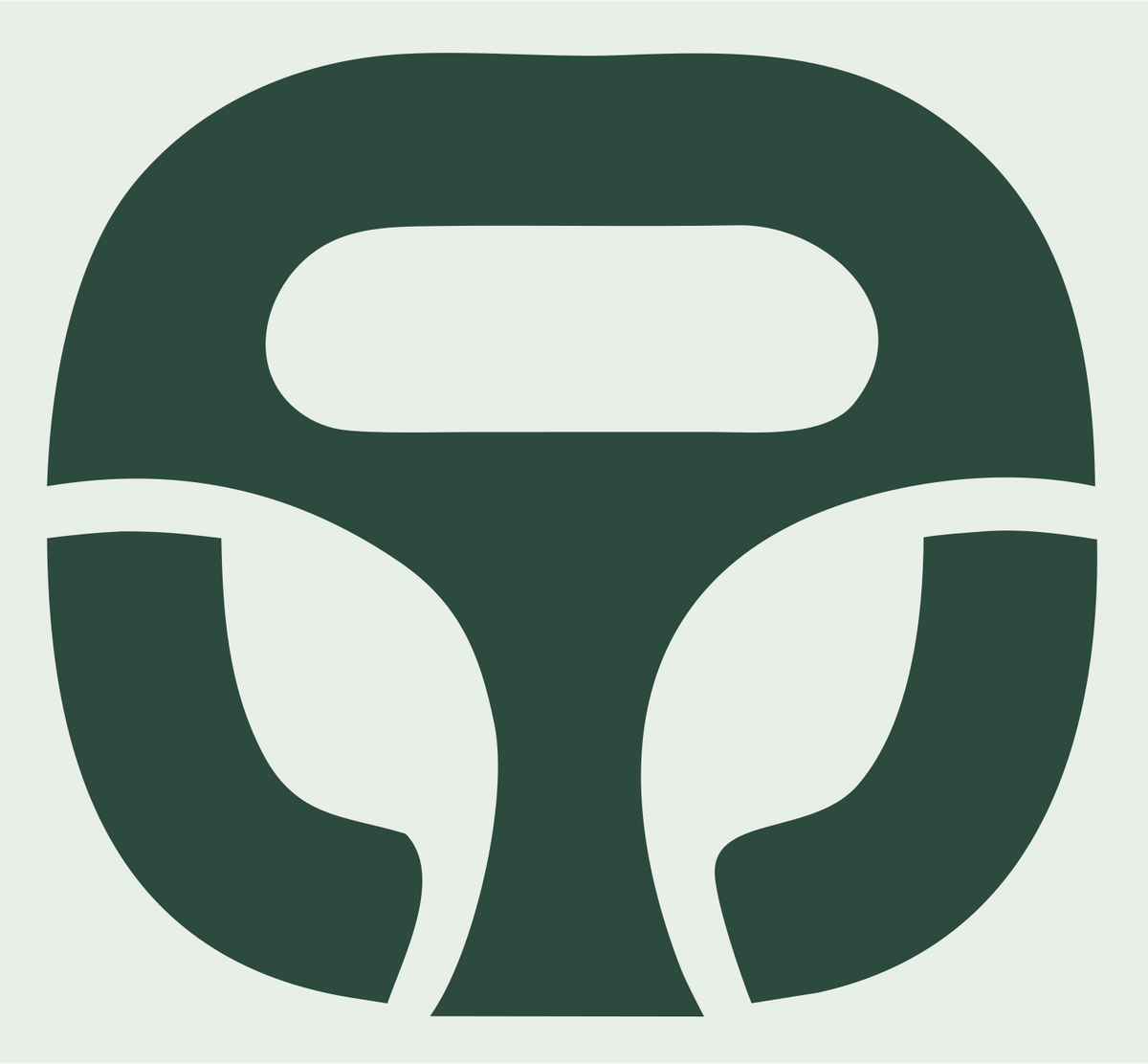 Steering Wheel Drone Mark #e8efe9/#2d4a3e
