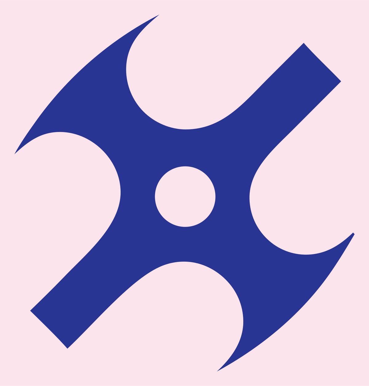 Shuriken Drone Spinner Mark #fce4ec/#283593