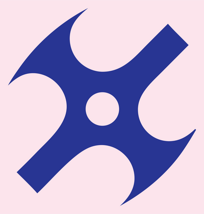 Shuriken Drone Spinner Mark #fce4ec/#283593