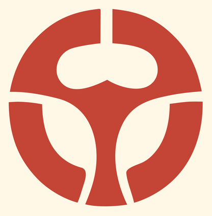 Steering Wheel Drone Mark #fff8e7/#c44536