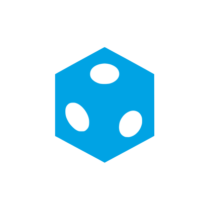 Dice Cube Logo #00a3e4