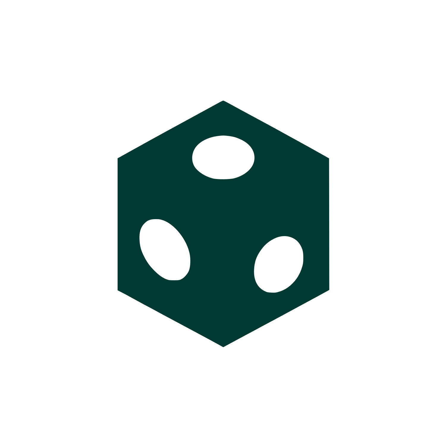 Dice Cube Logo #003932