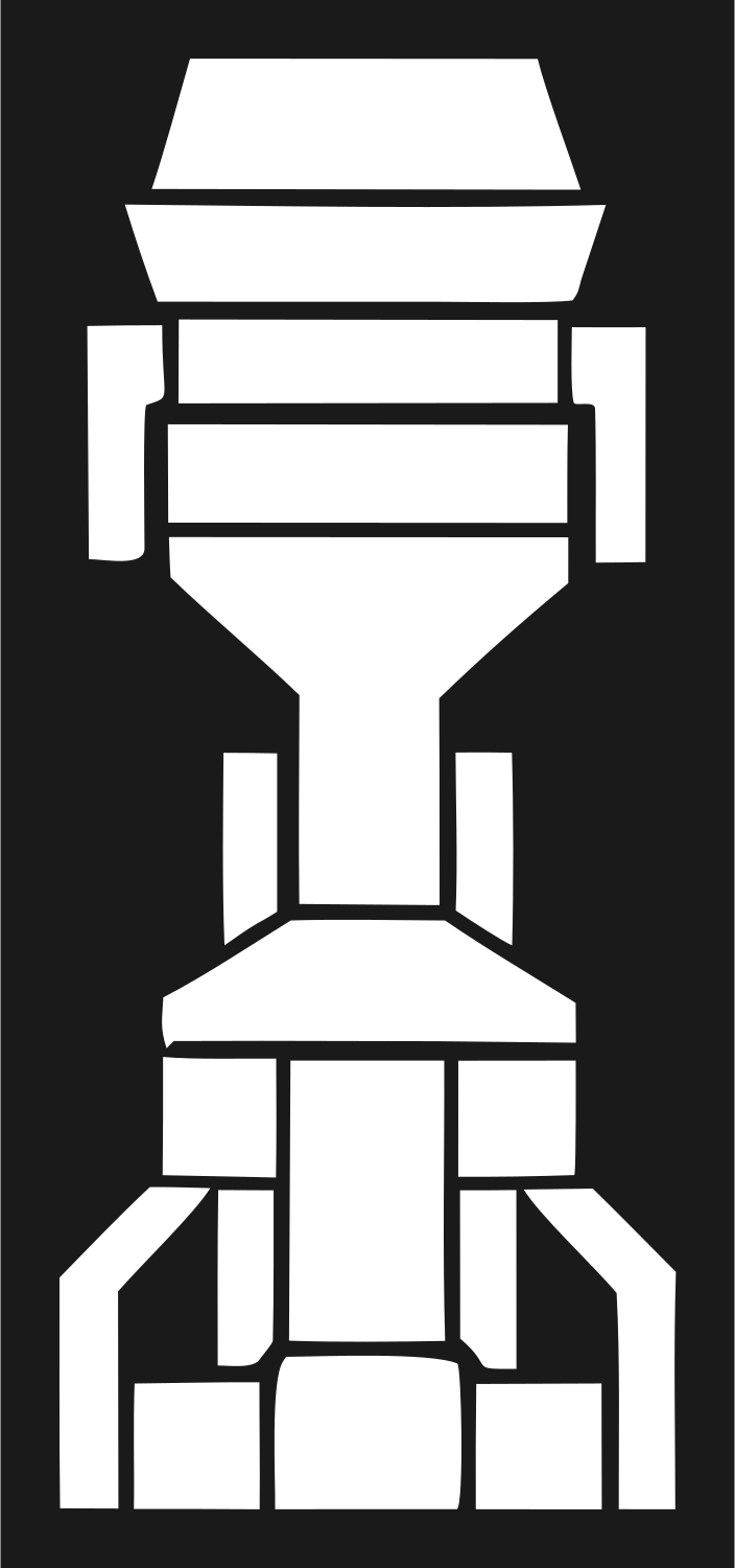 Bold Launch Pad Tower Icon #1a1a1a/#ffffff
