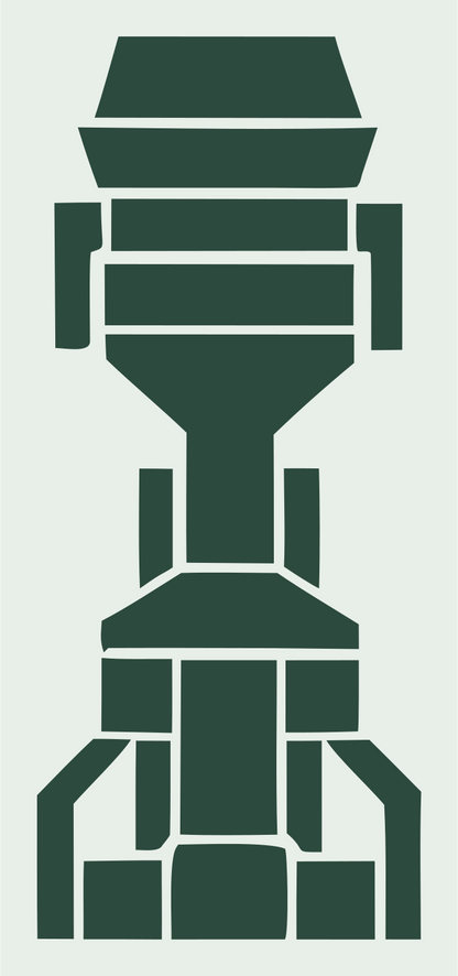 Bold Launch Pad Tower Icon #e8efe9/#2d4a3e