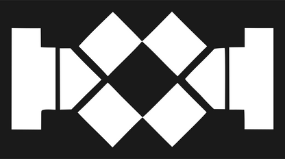 Bold Diamond Grid Drone Mark #1a1a1a/#ffffff