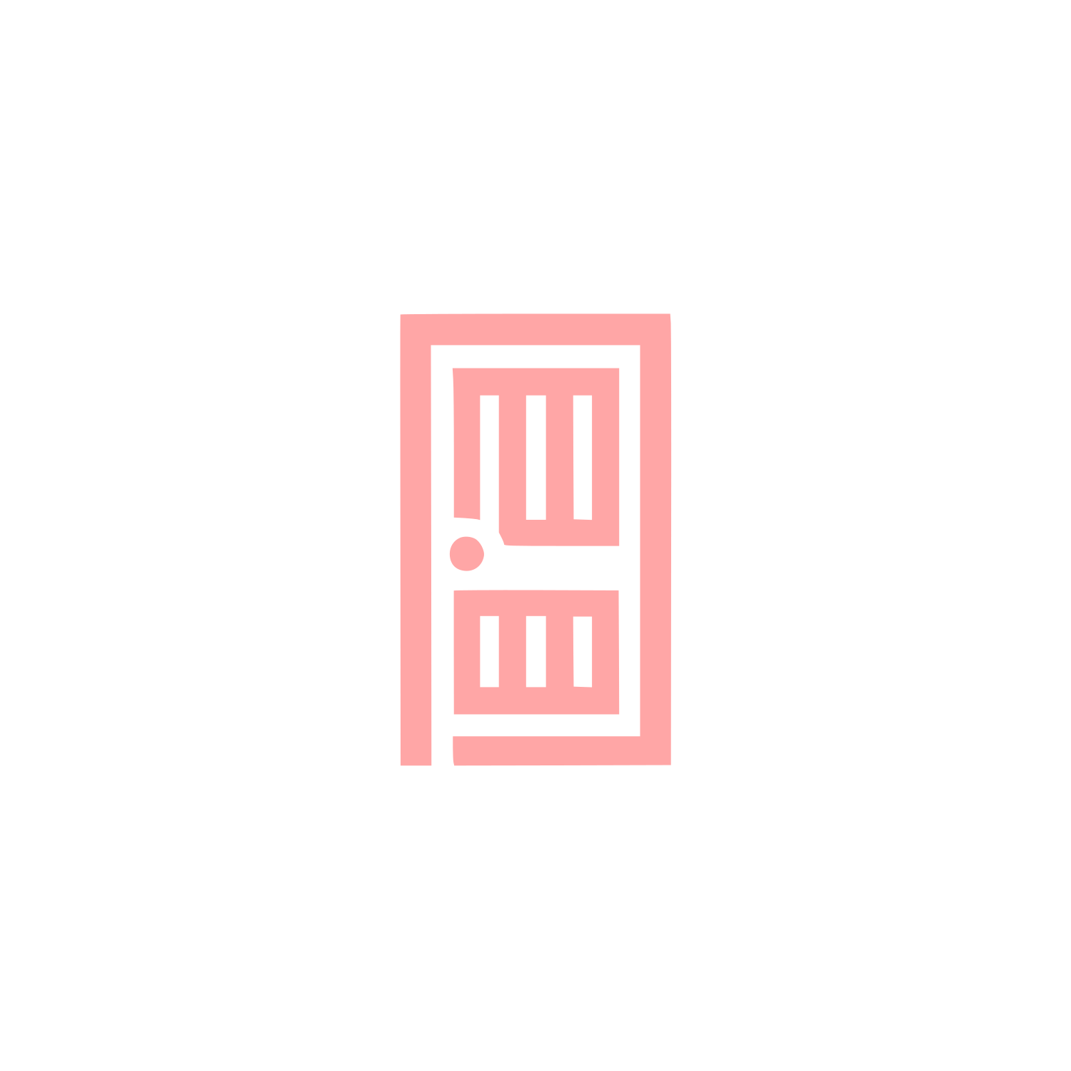 Door Logo #ffa6a6