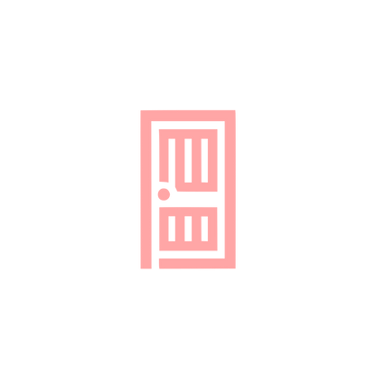 Door Logo #ffa6a6