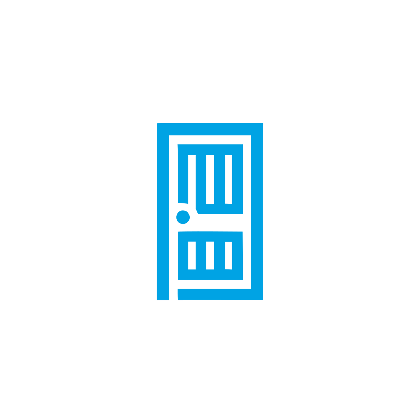 Door Logo #00a3e4