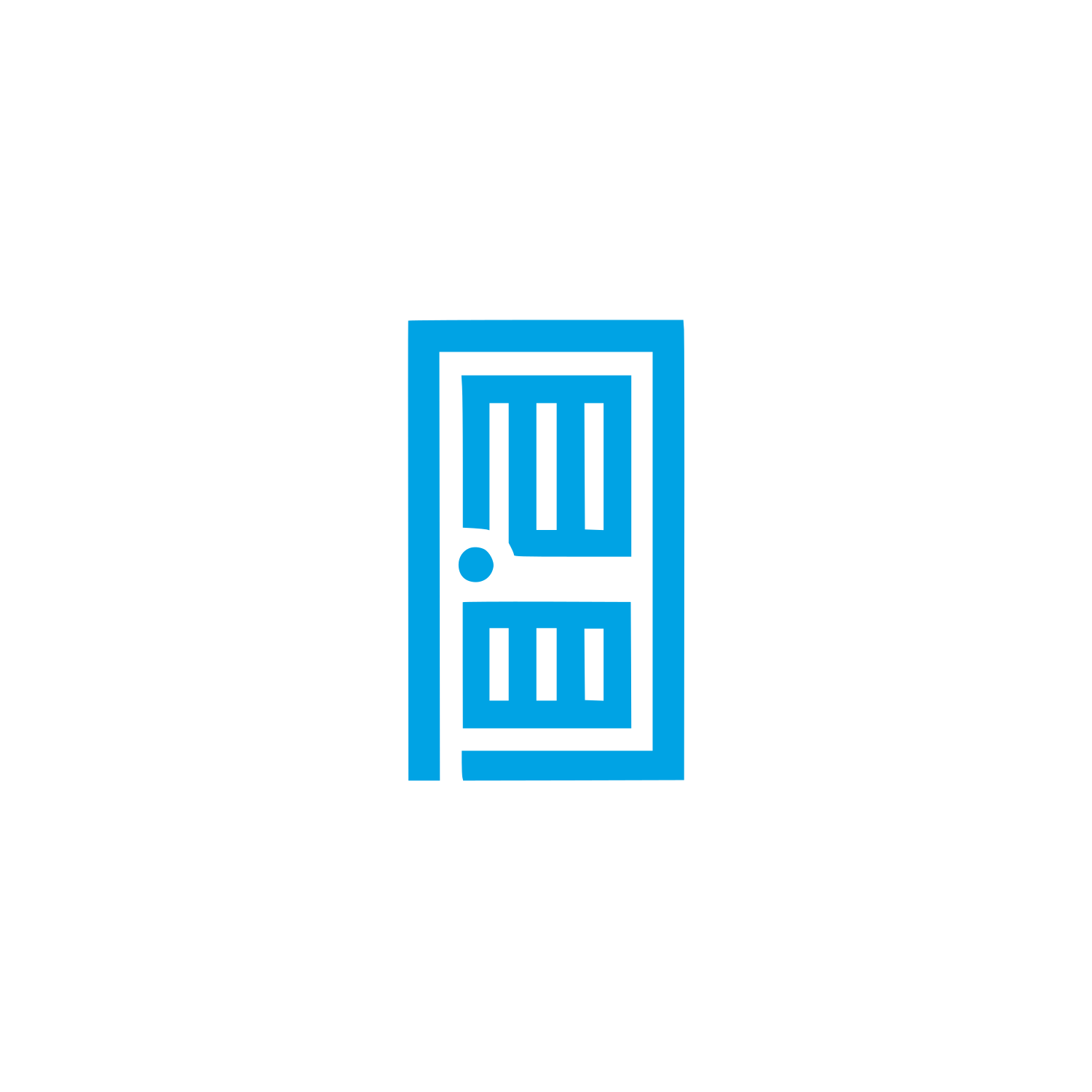 Door Logo #00a3e4