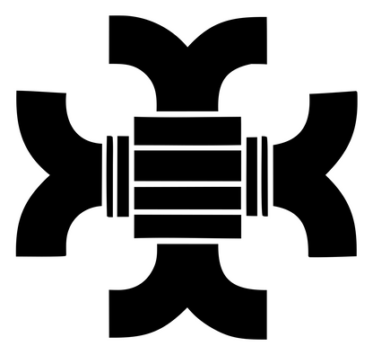 Heavy Barrel Drone Badge #ffffff/#000000