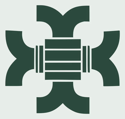 Heavy Barrel Drone Badge #e8efe9/#2d4a3e